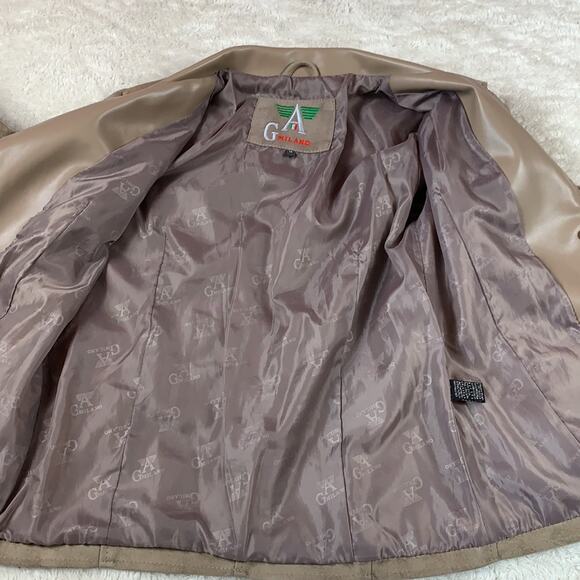 A G Milano tan suede jacket, medium - Picture 9 of 11